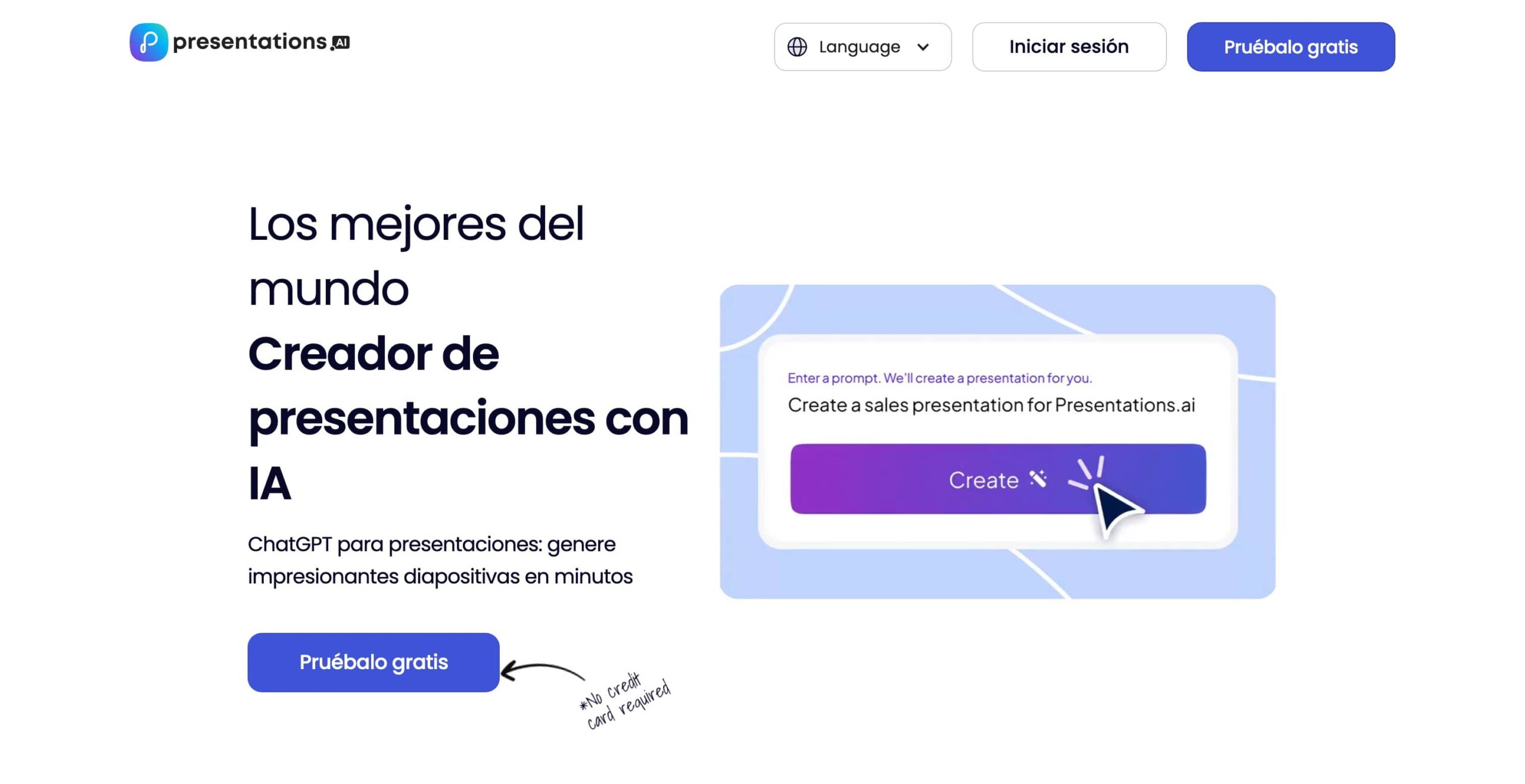 Presentations.ai: Crea presentaciones con IA en minutos. ¡Pruébalo gratis!